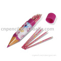 7\" 12pcs HB lead Pencil, , with plastic tube.